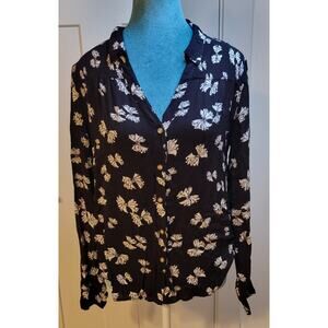 Anthropologie Maeve Blouse Womens Size 12 Boho Whimsical Boho Cottagecore Girly